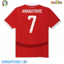 Camisa de time de futebol Áustria Marko Arnautovic #7 Replicas 1º Equipamento Feminina Europeu 2024 Manga Curta